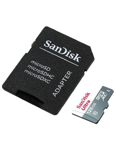 MEMORIA DG 128GB SANDISK MSD   ULTRA CON ADAPTADOR SD PN: SDSQUNR-128G-GN3 EAN: 619659185510    