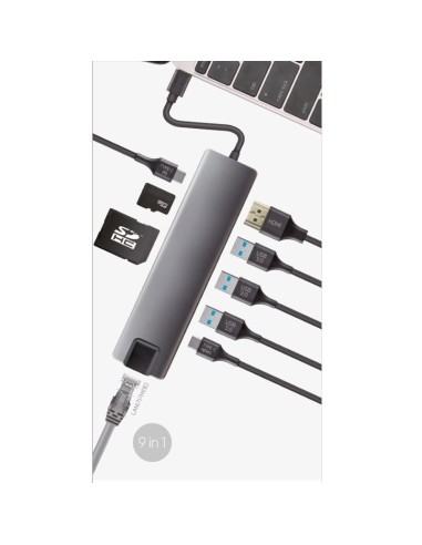 MINI DOCK USB TYPE C COOLBOX   USB 3.0, LAN,...