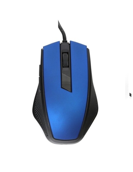RATON OMEGA OPTICO 1200DPI USB NEGRO AZUL PN: OM08BL EAN: 5907595455299   