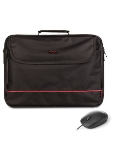 MALETIN 16"   NGS + RATON USB  BUREAUKIT NEGRO PN:...
