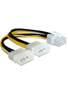 CABLE ADAPTADOR MOLEX A 8 PINS  PARA VGA's PN: MOLEX 8P A...