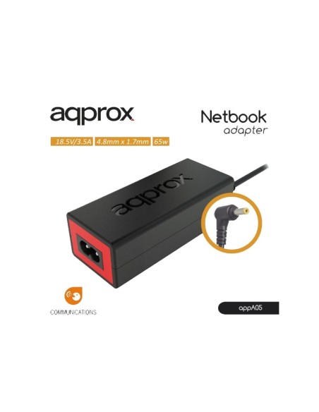 ALIMENTADOR PORT.  65W APPROX  ESPECIFICO HP PN: APPA05 EAN: 8435099522225   