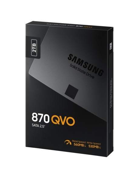 DISCO SSD   2TB SAMSUNG        SATA3  870 QVO PN: MZ-77Q2T0BW EAN: 8806090396007   