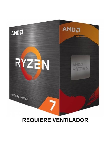 CPU AMD RYZEN 7 S-AM4   5800X  3.8GHZ BOX SIN VENTILADOR PN: 100-100000063WOF EAN: 730143312714    