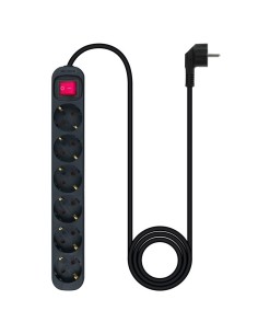 REGLETA 6 TOMAS NANO CABLE CON 1.4M PROTECCION,...