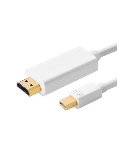 CABLE MINIDISPLAY A HDMI M/M   BLANCO 2M PN: 10.15.4002 EAN: 1000000004563   