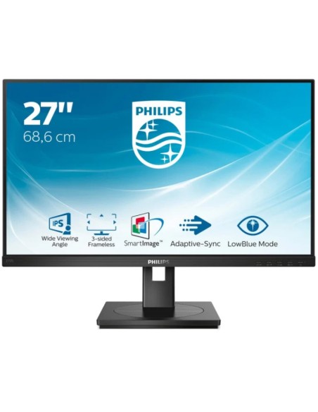 MONITOR   27" PHILIPS LED 272S 1 IPS NEGRO PN: 272S1AE EAN: 8712581767273   