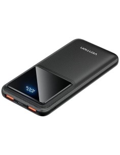 POWERBANK 10000 MAH VENTION    22.5W LED DISPLAY NEGRO...