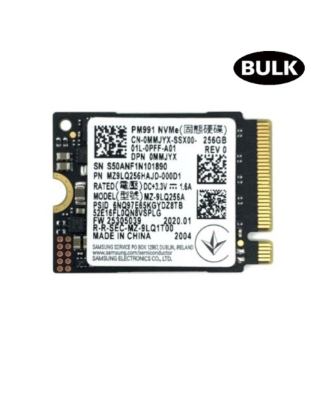 DISCO M.2 256GB NVME SAMSUNG   NANO BULK PN: REA1256 EAN: 1000000001256   