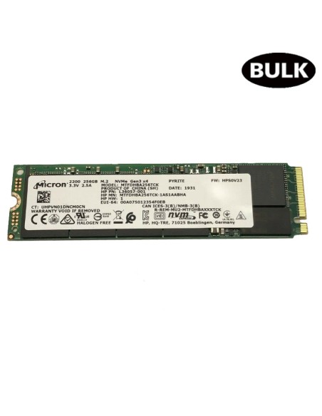 DISCO M.2 256GB NVME MICRON    BULK PN: REA3935 EAN: 1000000003935   