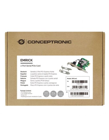 CONTROL. 2 PTOS SERIE PCIE     CONCEPTRONIC PN:...