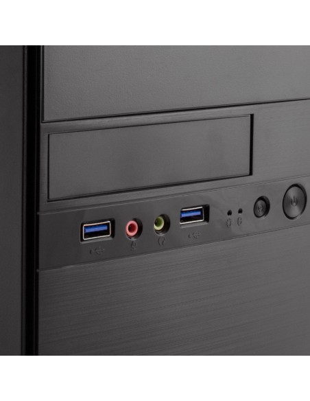 CAJA MICRO ATX COOLBOX M500    USB 3.0 SIN FUENTE NEGRA PN: COO-PCM500-0 EAN: 8436556145421   