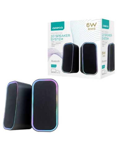 ALTAVOZ 2.0 OMEGA OGG135       6W RMS NEGRO,...