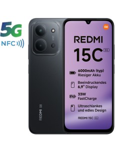SMARTPHONE 6.9" XIAOMI REDMI   15C 4GB 256GB NFC 5G NEGRO...