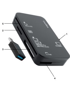 LECTOR EXT. COOLBOX DNIE SD    MSD MS M.2 NEGRO PN:...