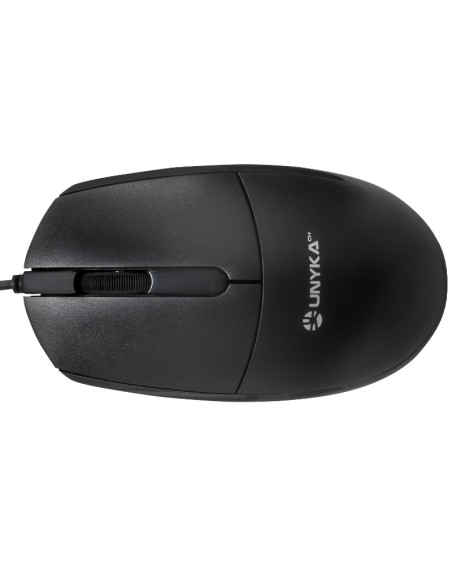 RATON USB UNYKA UK A128 NEGRO PN: UK50549 EAN: 8436617921285   