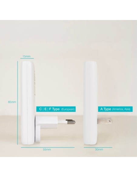 CARGADOR  5V ENCHUFE UNIVERSAL TOOQ X1 USB TYPE, X1 USB BLANC PN: TQWC-GANSL65W1A1 EAN: 8433281016613   