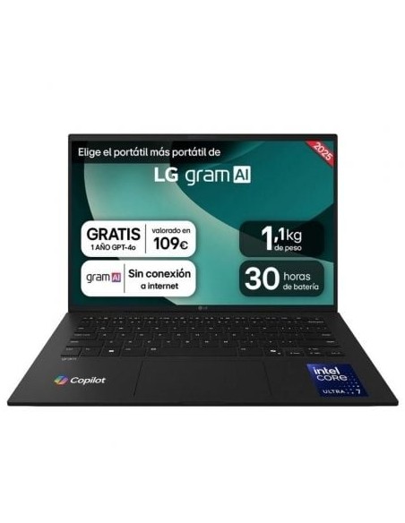 NF    14" LG GRAM      U7-255H 32GB   1TB NVME FREEDOS PN: 14ZD90T-G.AX88B EAN: 8806096666722   