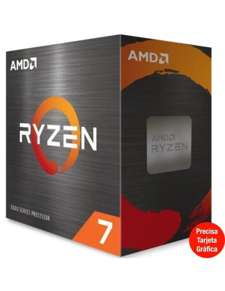 CPU AMD RYZEN 7 S-AM4   5700X  3.4GHZ SIN VENTILADOR PN: 100-100000926WOF EAN: 730143314275    