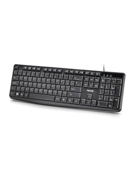 TECLADO USB NGS FUNKY V4 NEGRO PN: FUNKYV4 EAN: 8435430626469   