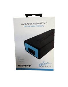 ALIMENTADOR PORT.  65W EIGHTT  NEGRO PN: EC65V2 EAN:...