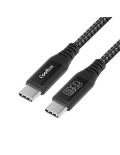 CABLE USB 3.2 1.2M TYPE-C A    A TYPE-C TRENZADO NEGRO...