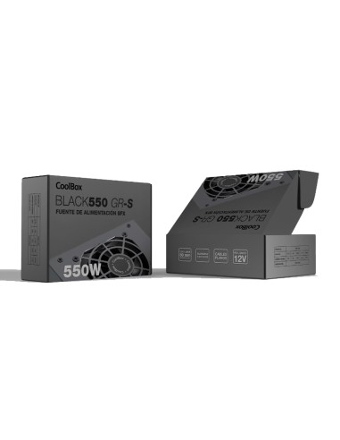 FUENTE  550W/30A SFX COOLBOX   NEGRO...