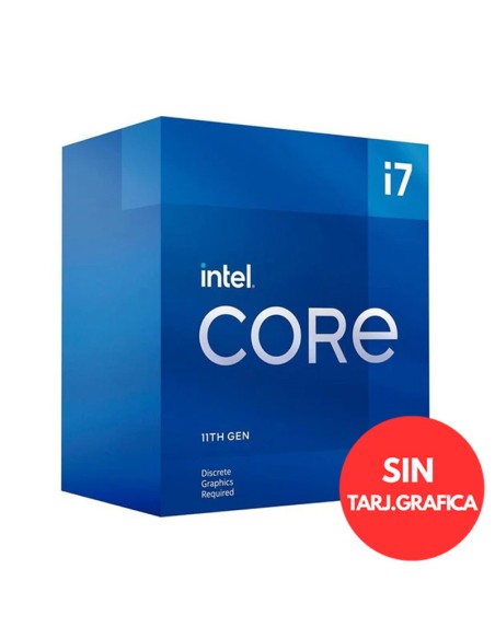 INTEL S-1200 I7-11700F   BOXV  2.5GHZ CON VENTILADOR PN: BX8070811700F EAN: 5032037215572   